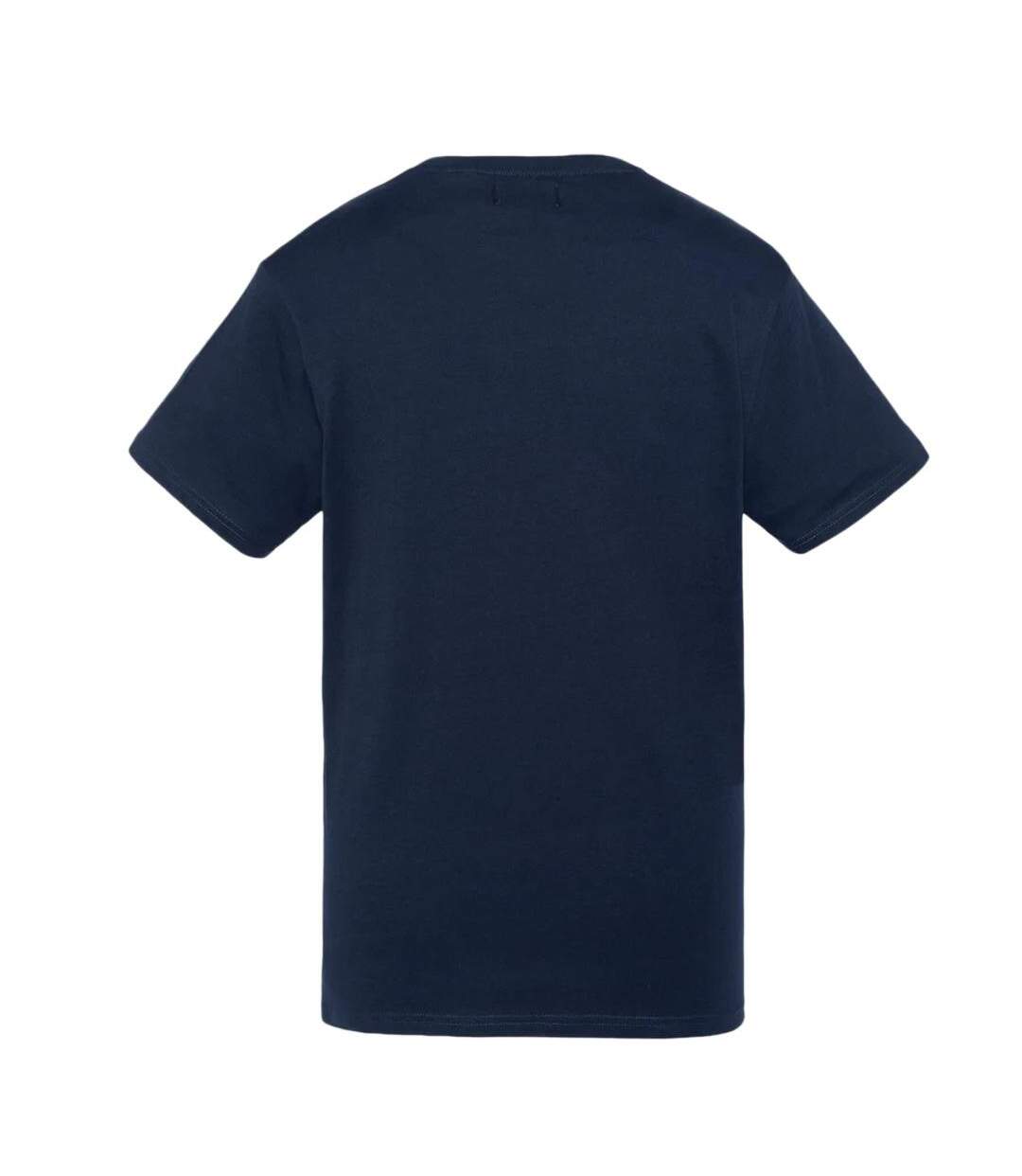 T-shirt brodé marine homme schott nyc-2
