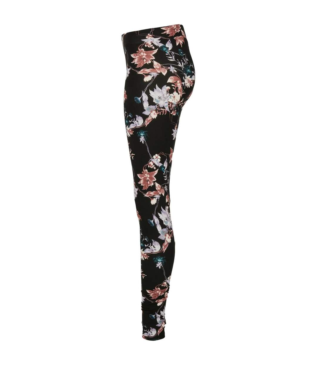 Legging Motif/style Floral Femme Noir Urban Classics-3