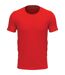 Stars mens clive crew neck tee scarlet red Stedman-1