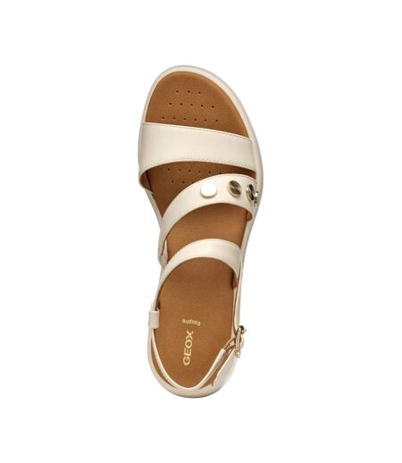 Sandales D Meliconia Femme Jaune Geox