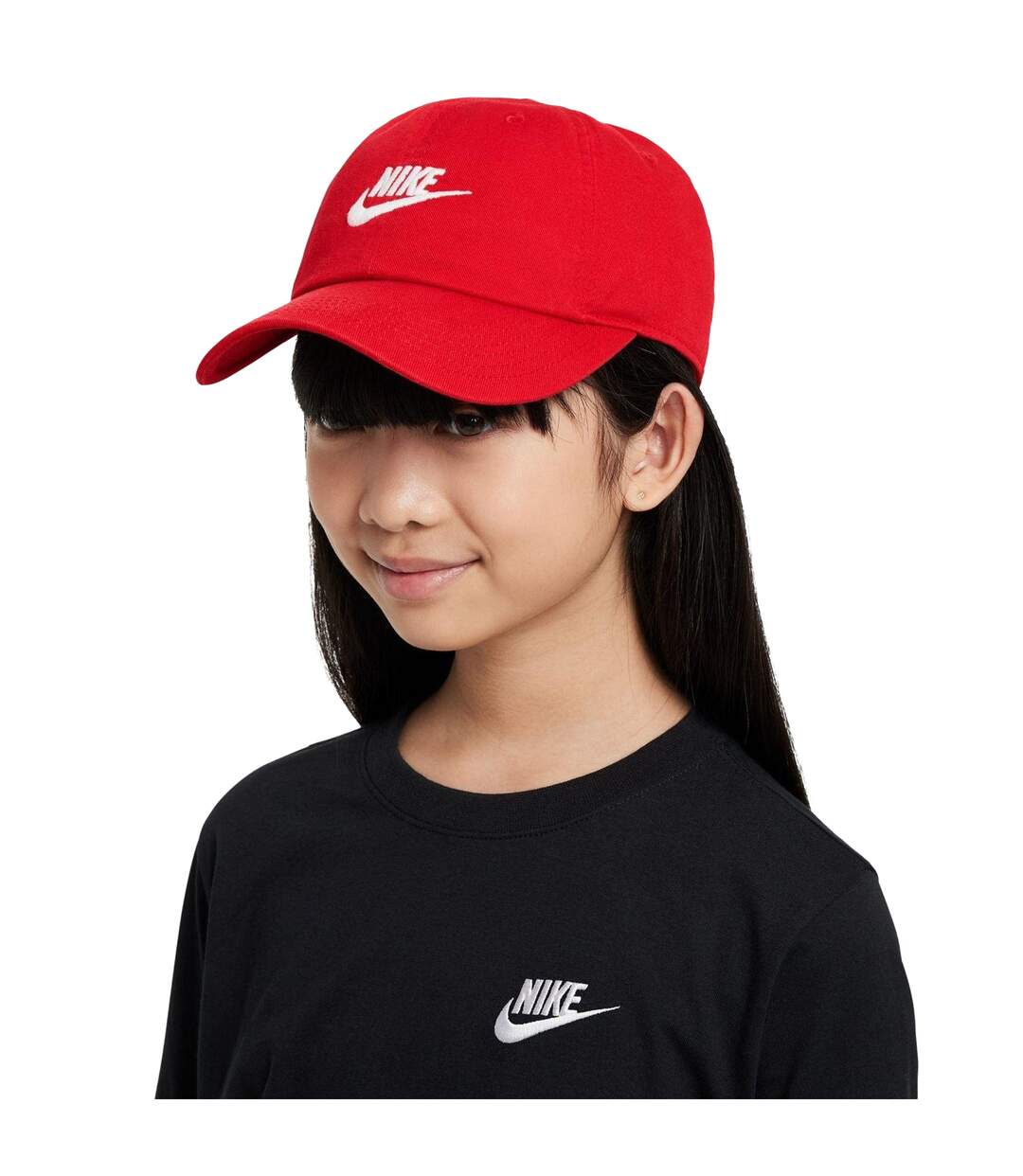Cotton Blend Baseball Cap University Red Nike-4