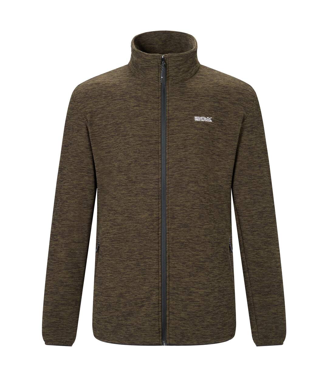 Veste Polaire Harrow Homme Kaki Foncé Regatta-2