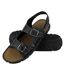 Mens Summer Beach Leather Sandals-2