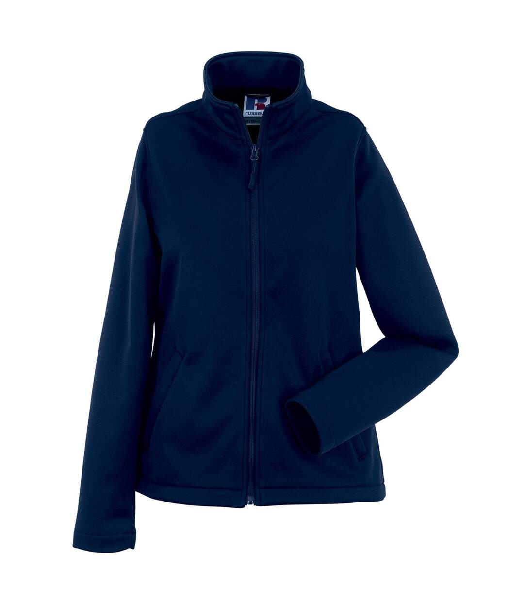 Womens/ladies Smart Soft Shell Jacket French Navy Russell-1
