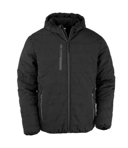 Result Genuine Recycled Mens Compass Padded Winter Jacket (Black) - UTBC4959