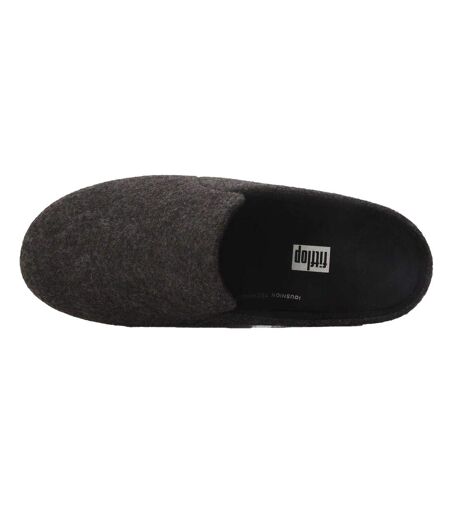 Womens/ladies Chrissie Ii Haus E01 Felt Slippers Black FitFlop