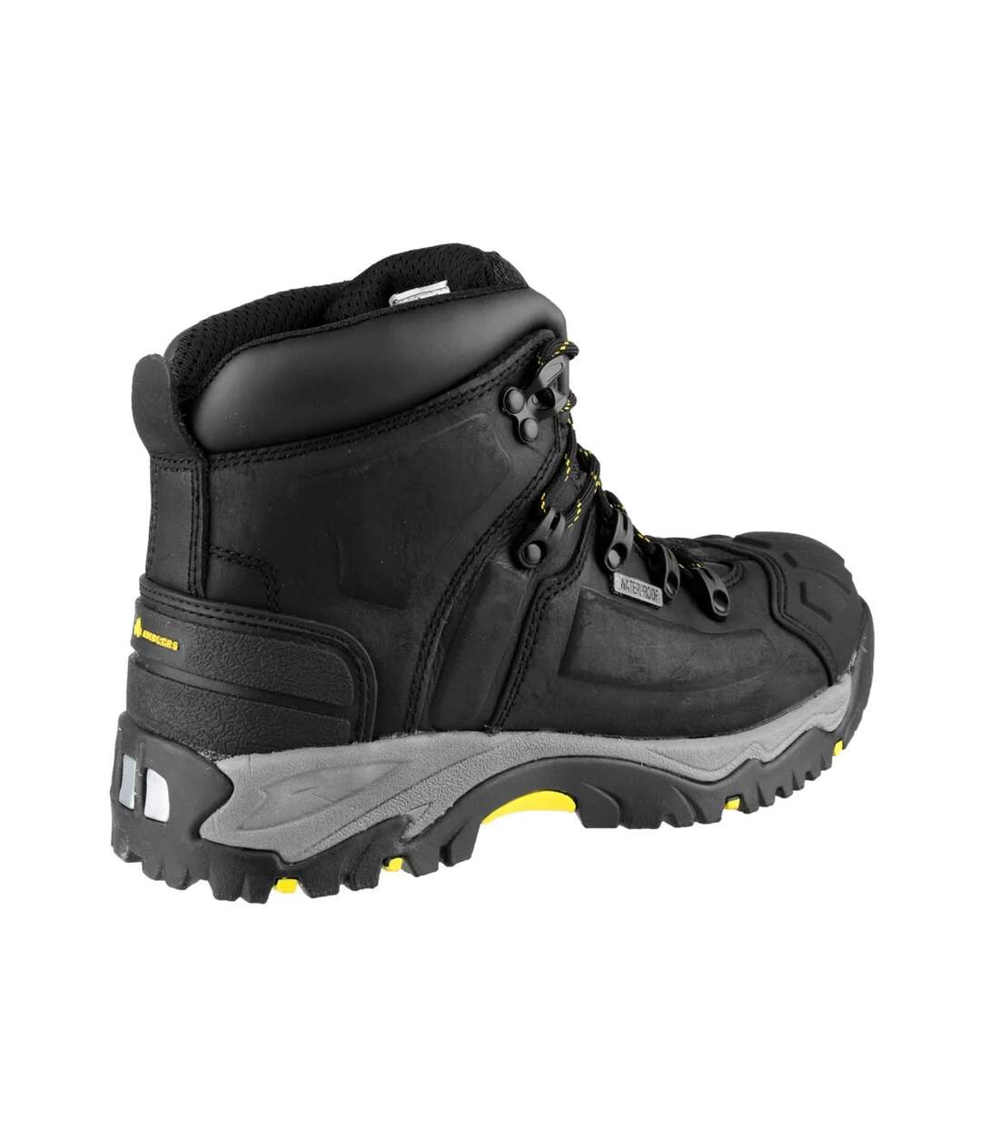 Bottines De Sécurité Adulte Noir Jaune Amblers-2