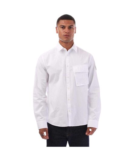 Chemise Manches Longues Scale Homme Blanc Belstaff