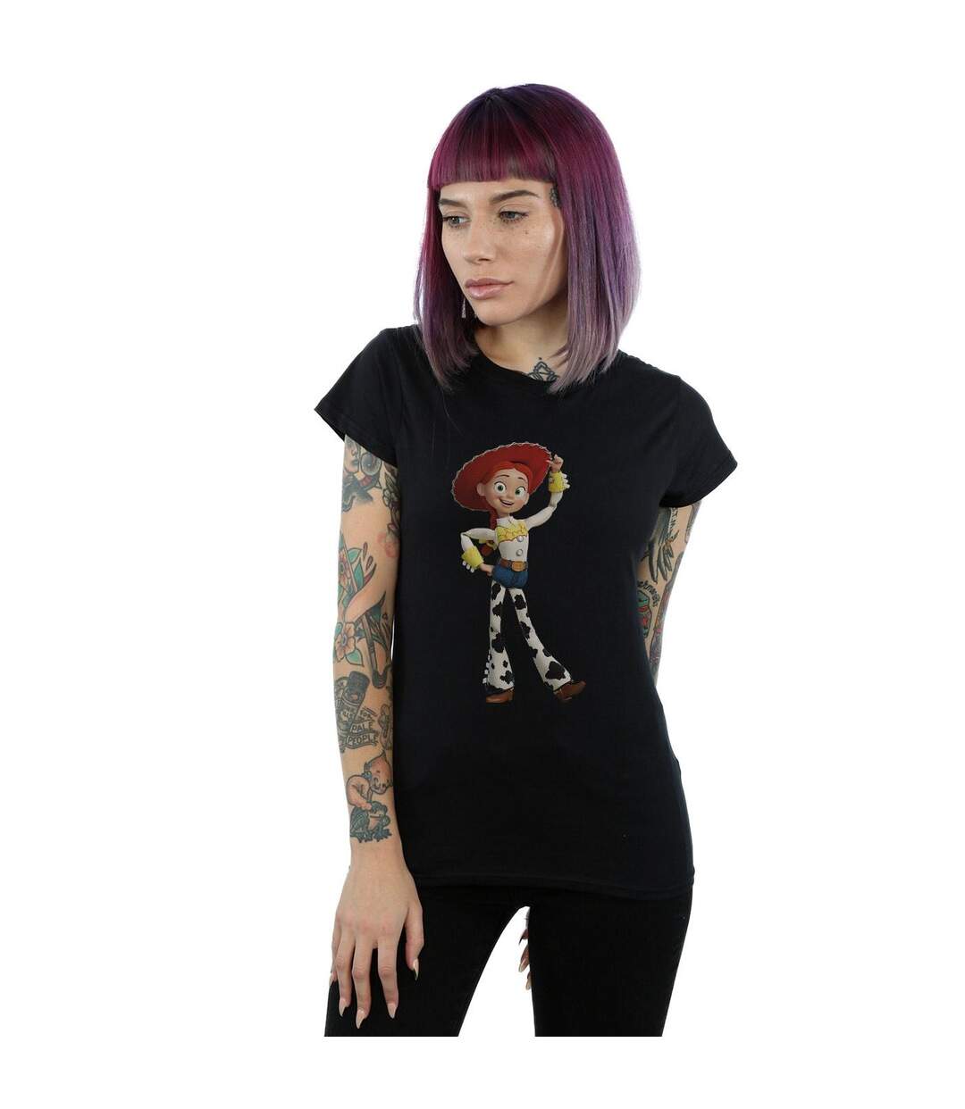 Disney T-shirt en coton Femmes/Ladies Toy Story Jessie Pose (Noir) - UTBI44303-2