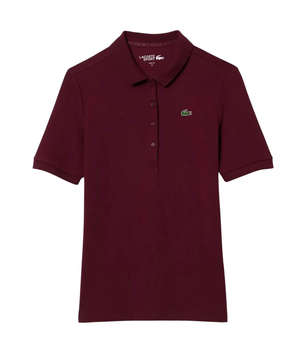 Polo femme rouge Lacoste-1