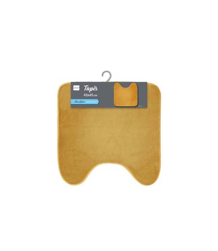 Tapis Contour WC Vitamine 45x45cm Ocre