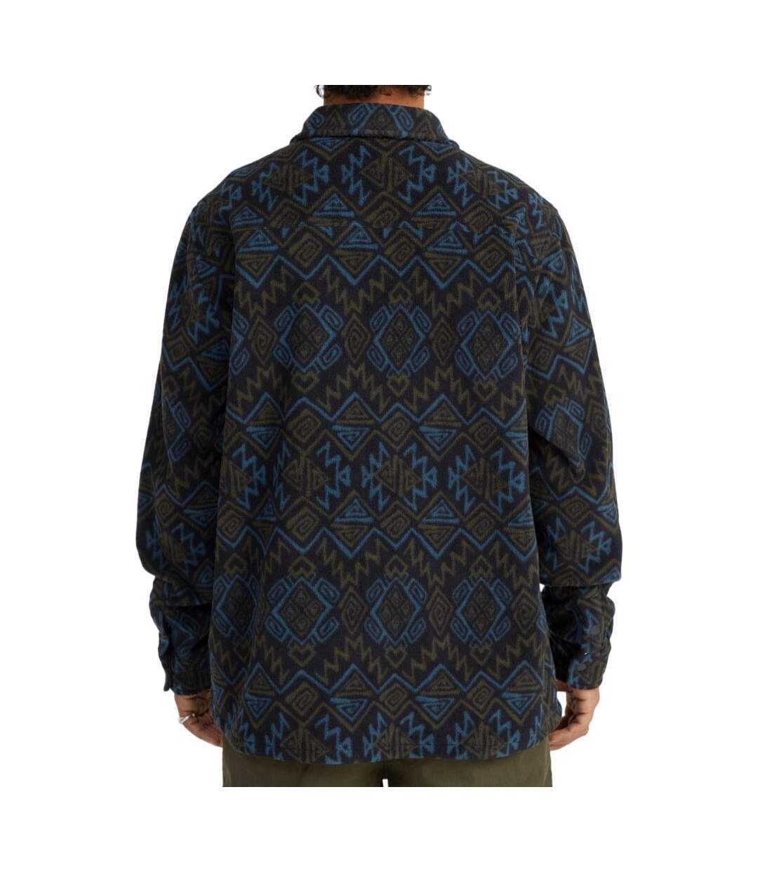 Surchemise noire/bleu à motifs homme o'neill superfleece-2