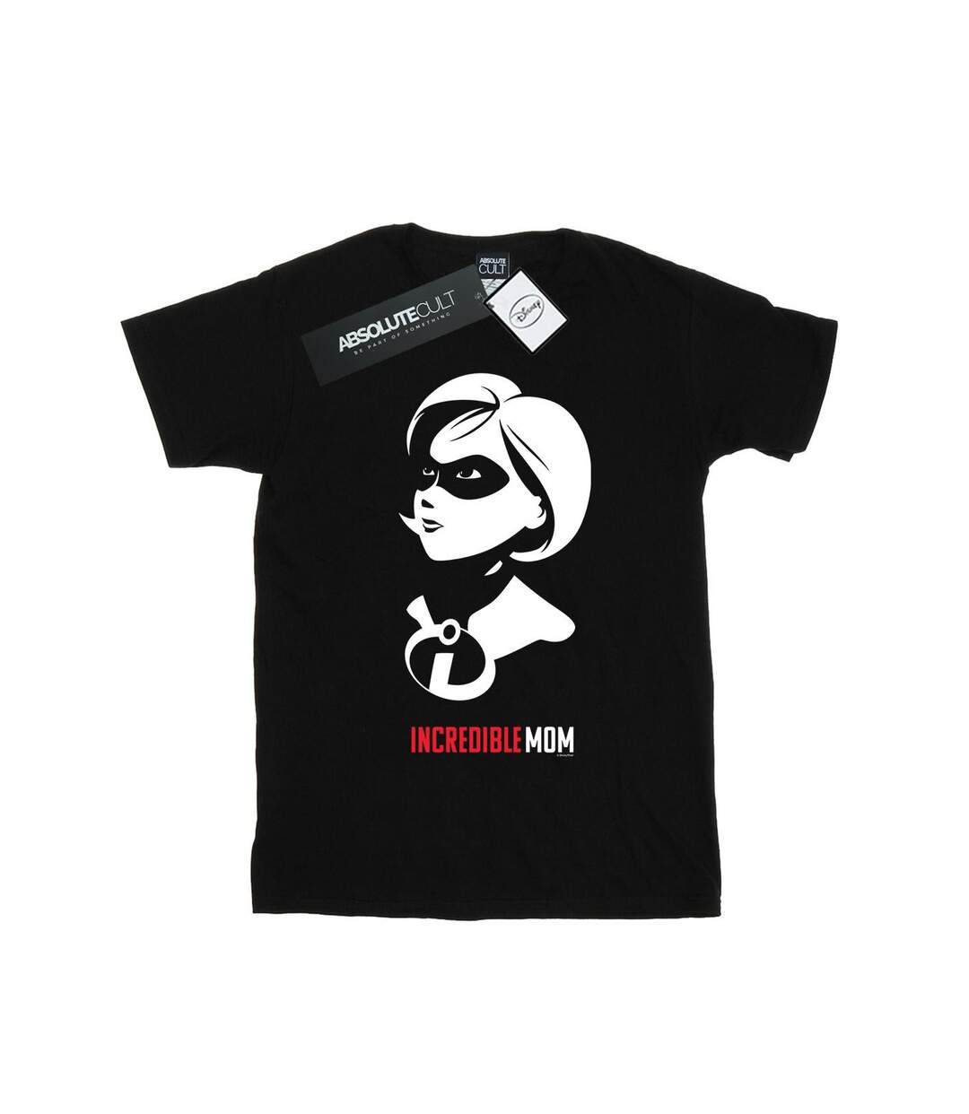 Disney Womens/Ladies The Incredibles Incredible Mom Cotton Boyfriend T-Shirt (Noir) - UTBI41864-1