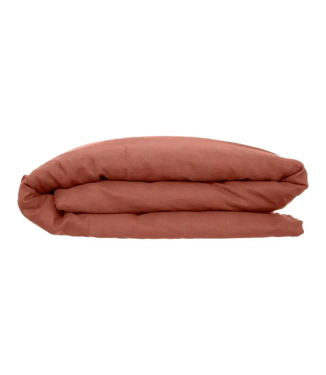 Housse de Couette Lin Adorable 260x240cm Terracotta-2