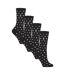 4 Pairs Ladies UltraLite Lightweight Thermal Socks-1
