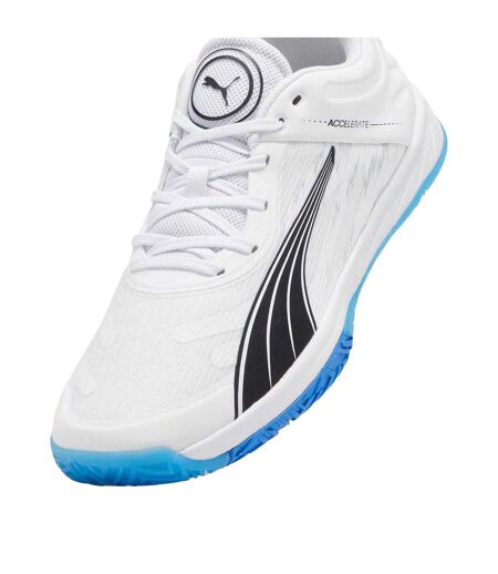 Baskets Accelerate Turbo Adulte Blanc Bleu Puma
