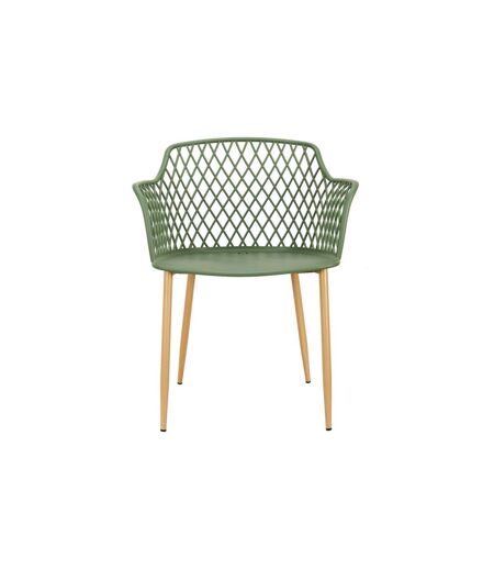 Lot de 4 Fauteuils Design Malaga 80cm Vert