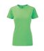 Russell Womens Slim Fit Longer Length Short Sleeve T-Shirt (Green Marl)
