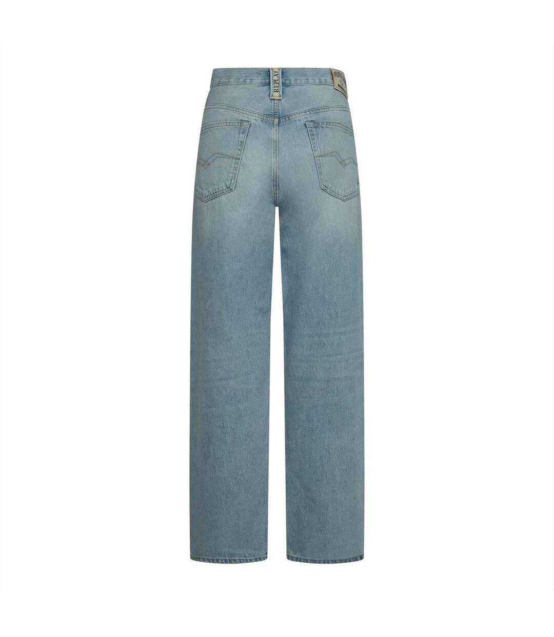 Womens/ladies 9zero1 Straight Jeans Blue Replay-2