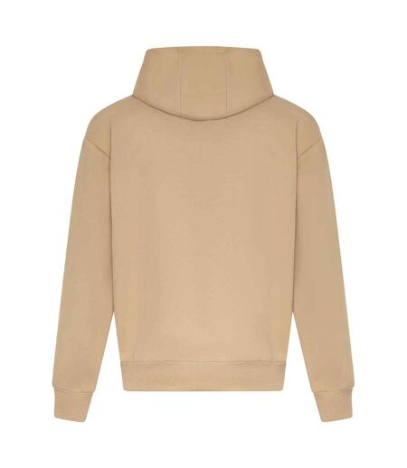 Sweat à capuche signature adulte beige Awdis