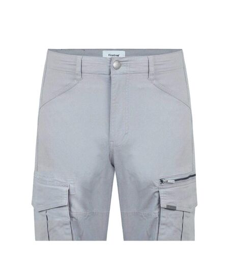 Pantalon À Poches Homme Gris Chiné Firetrap
