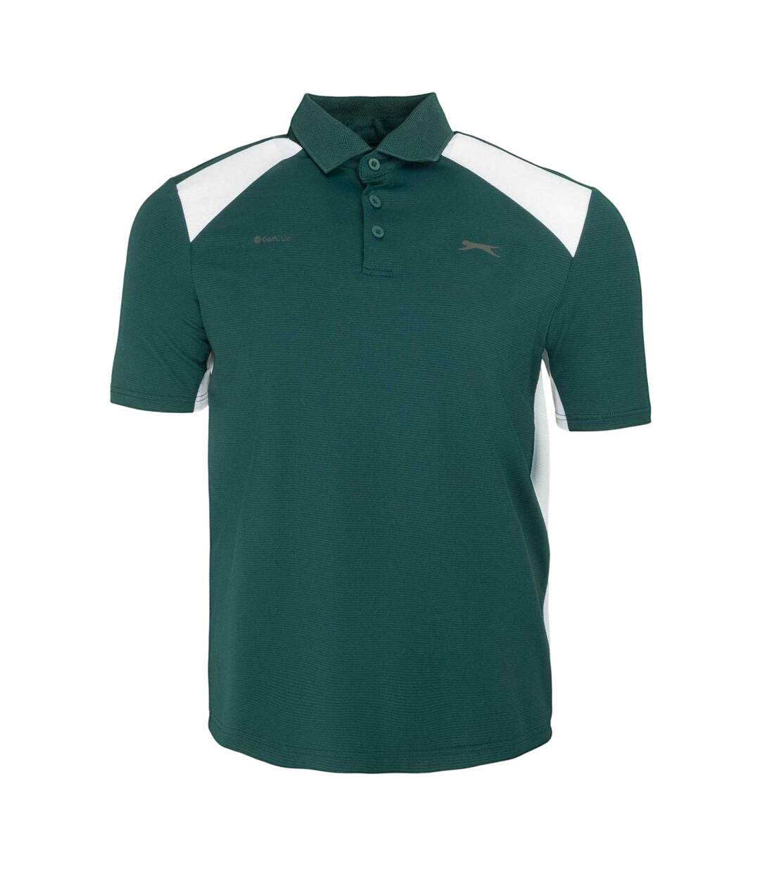 Polo Homme Vert Blanc Slazenger-1
