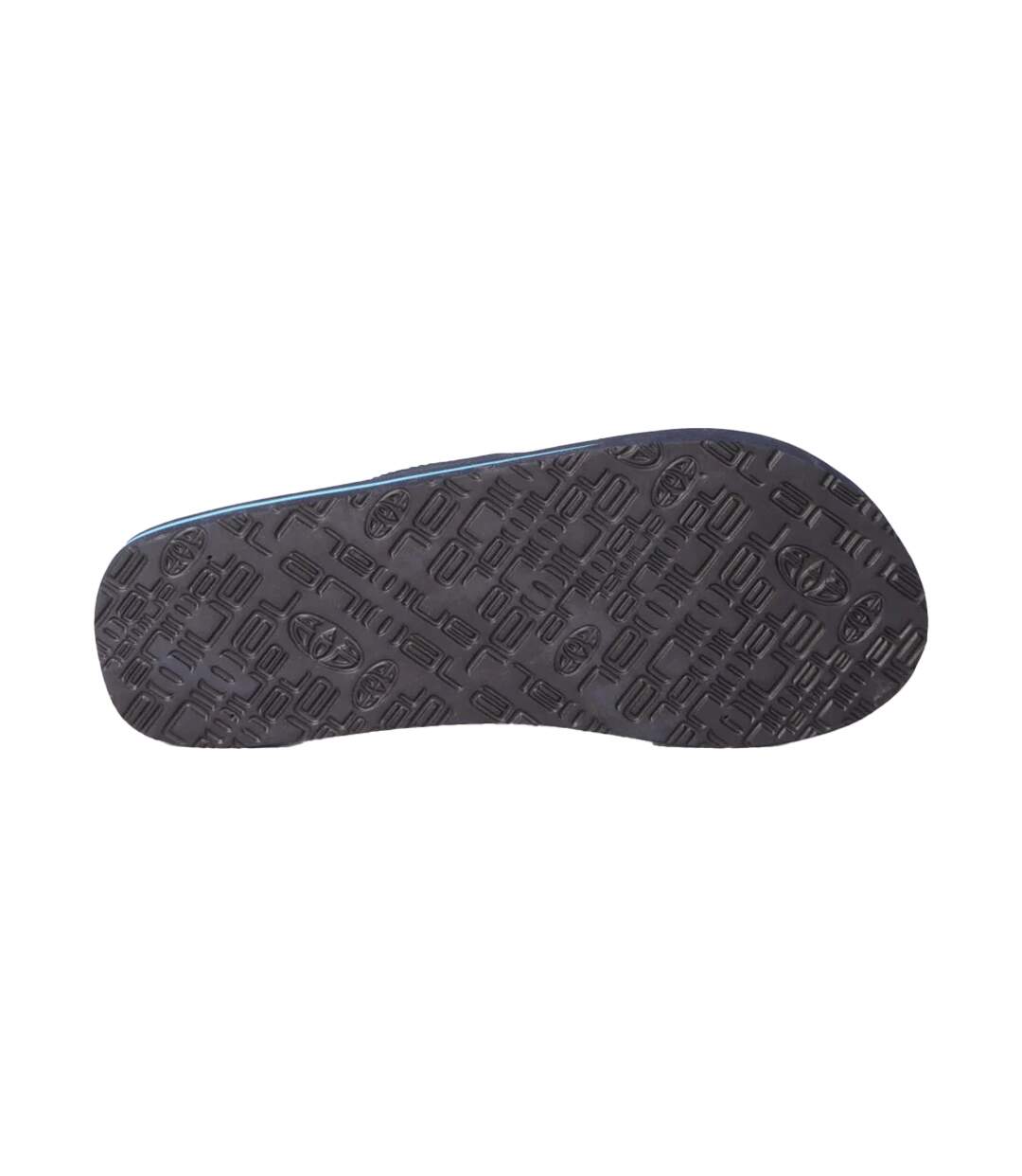 Mens Jekyl Contrast Flip Flops Dark Blue Animal-3