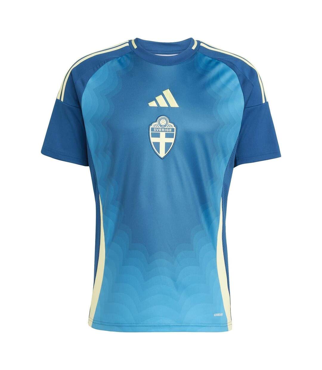 Maillot Extérieur Motif/style Fédération Suédoise De Football Femme Bleu Adidas-2