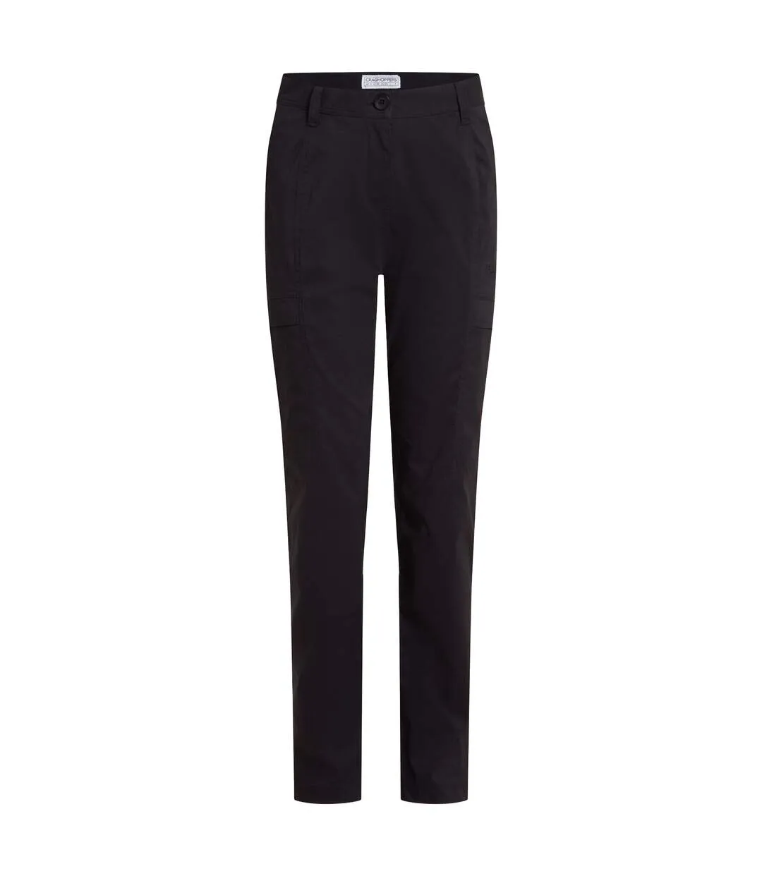 Womens/ladies Kiwi Pro Cargo Trousers Black Craghoppers-3