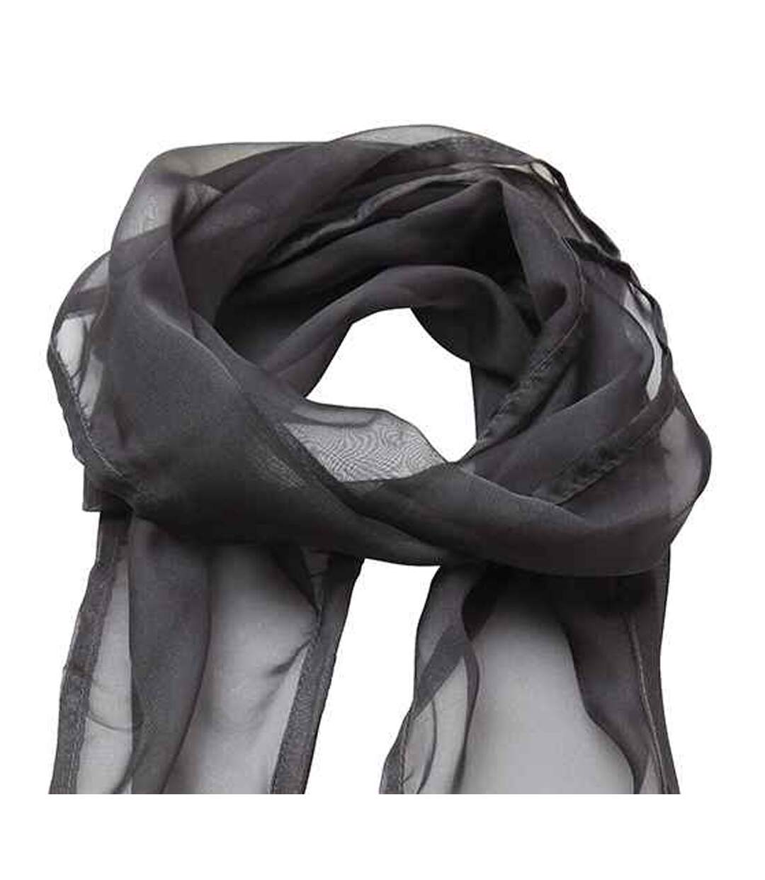 Écharpe Colours Adulte Taille Unique Gris Foncé Premier-2