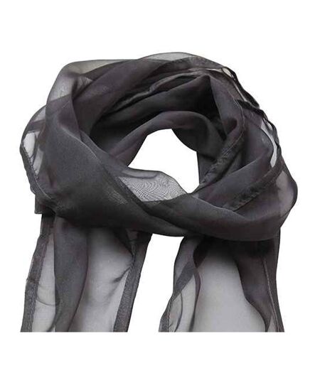 Écharpe Colours Adulte Taille Unique Gris Foncé Premier