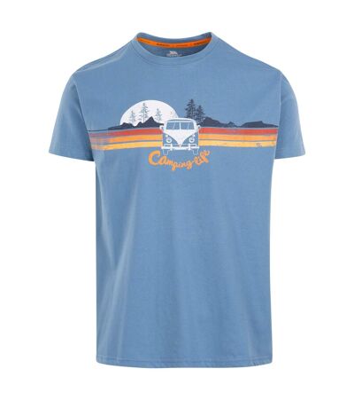 Mens cromer t-shirt denim blue Trespass
