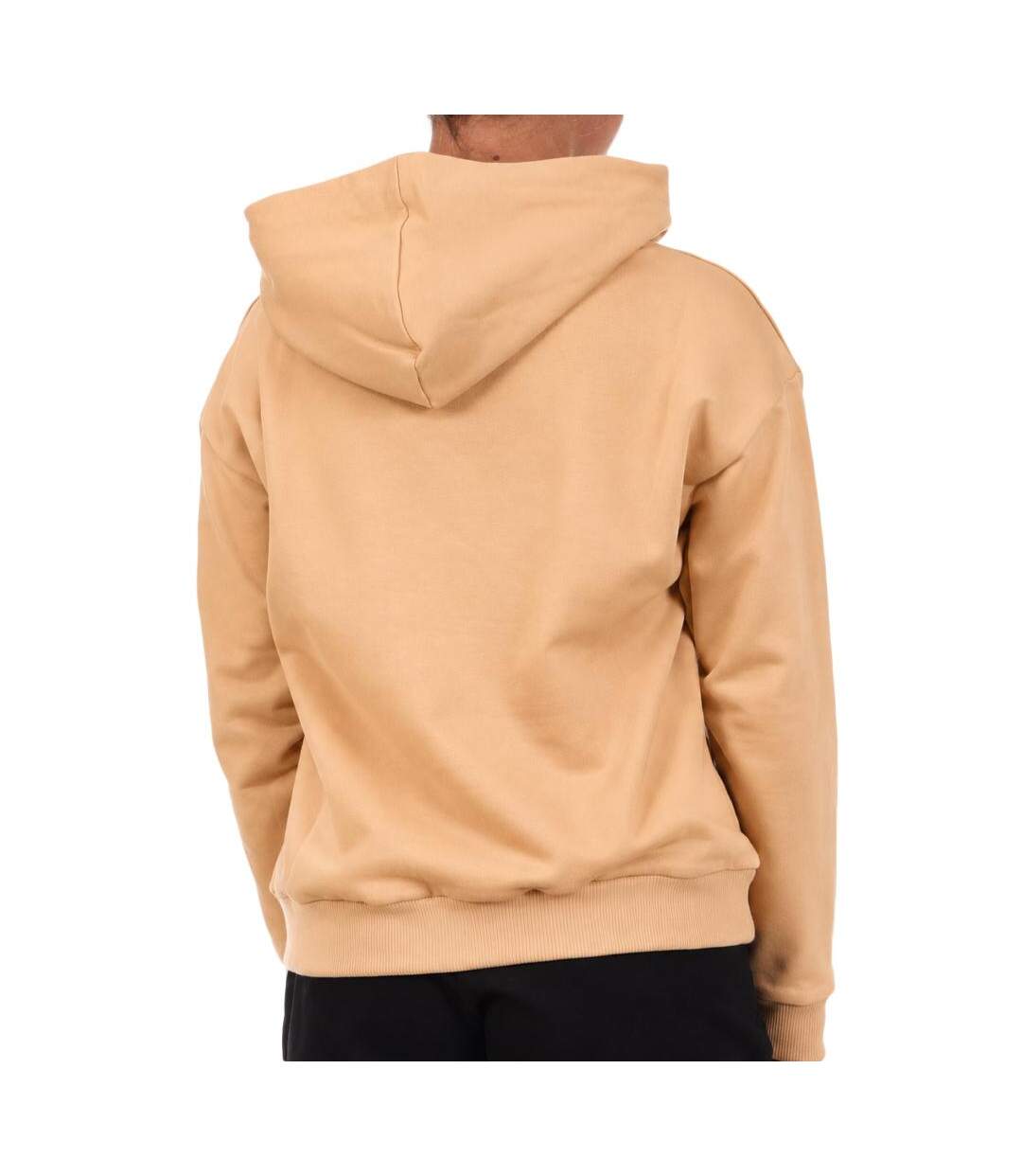 Sweat beige femme puma emboridery comfo-2