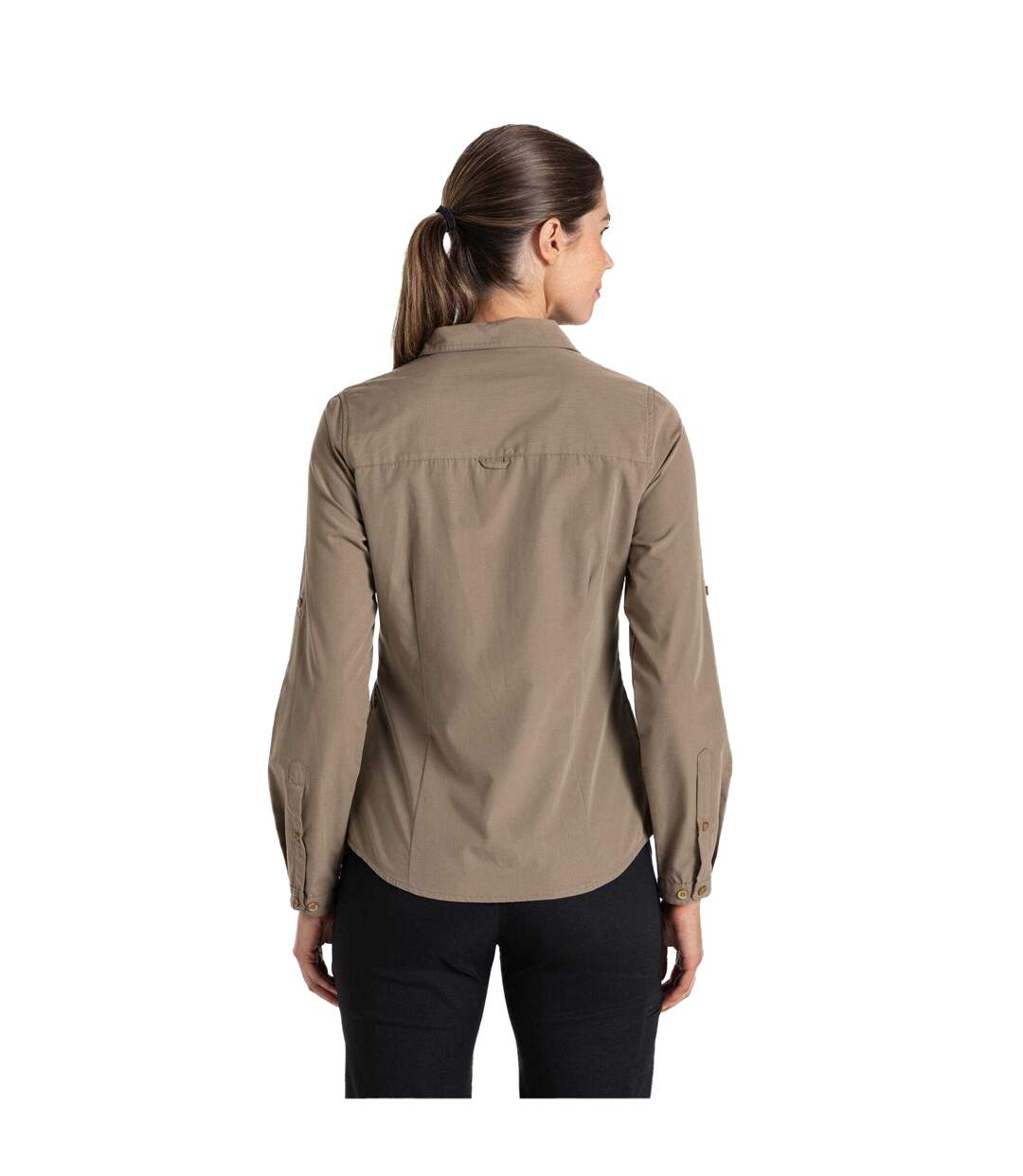 Chemisier Manches Longues Kiwi Femme Beige Craghoppers-3