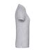 Womens/ladies lady fit piqué polo shirt heather grey Fruit of the Loom-3