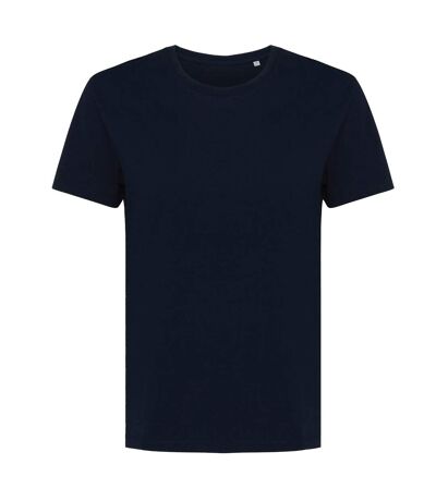 Womens/ladies yala recycled cotton lightweight t-shirt navy Iqoniq