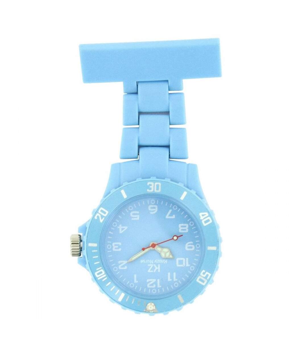 Montre infirmière Plastique Bleu broche 65-1