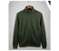Cardigan Zippé Polaire Tricot Kaki Chiné – Col Montant & Coudières-3