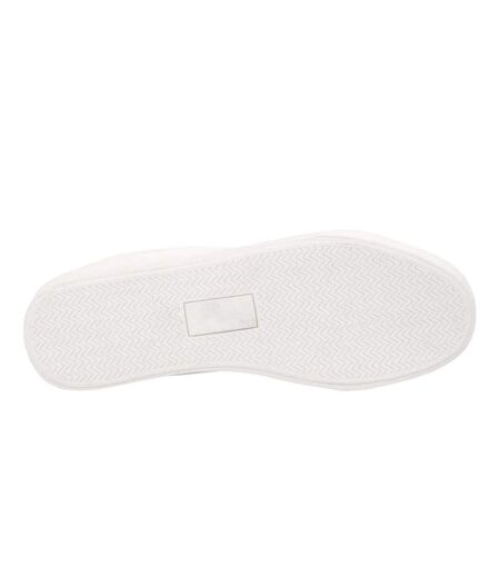 Mens Claspar Trainers White Duck And Cover