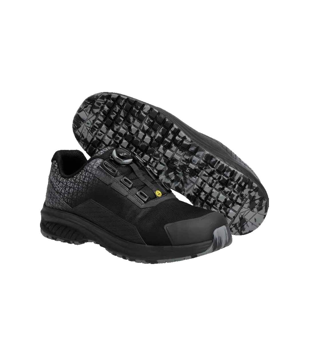 Womens/ladies Footwear Accelerate Safety Shoes Black Mascot-4