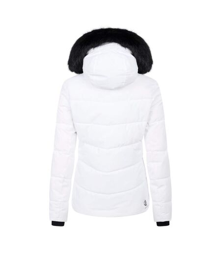 Womens/ladies Glamorize V Ski Jacket White Dare 2B