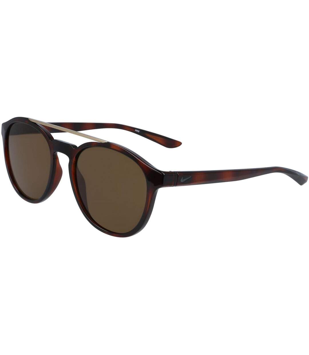 Lunettes De Soleil Motif/style Rétro Kismet Adulte Taille Unique Tortue Marron Nike-2