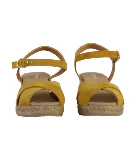 Sandales Compensées Cuir Geox Gelsa