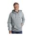 Mens hugo branded hoodie grey marl Weird Fish-4