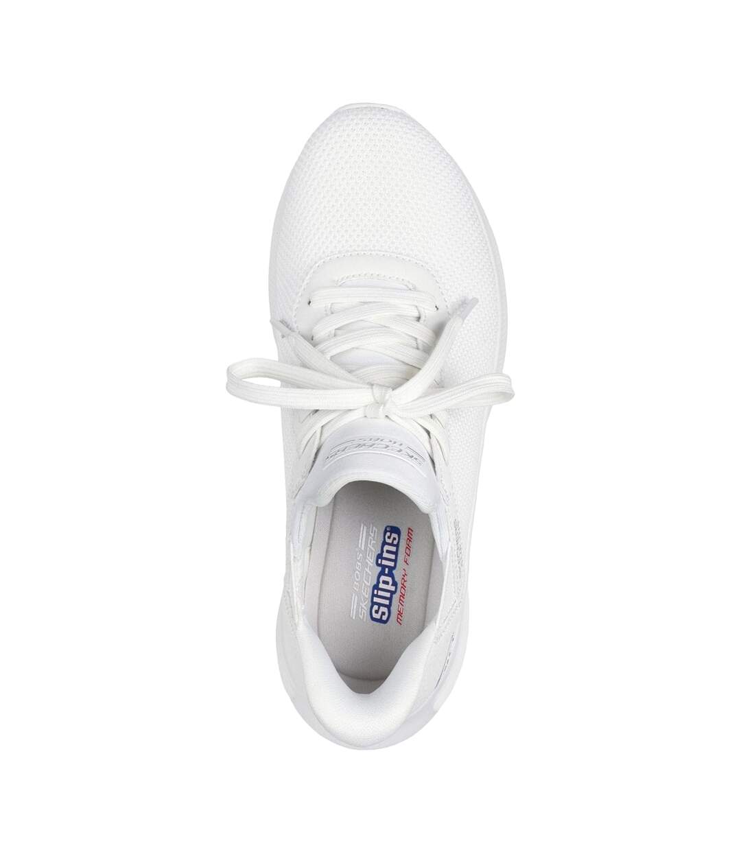 Womens/ladies Bobs Sport Unity Trainers Off White Skechers-3