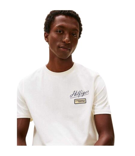 T-shirt Modern Homme Blanc Cassé Tommy Hilfiger