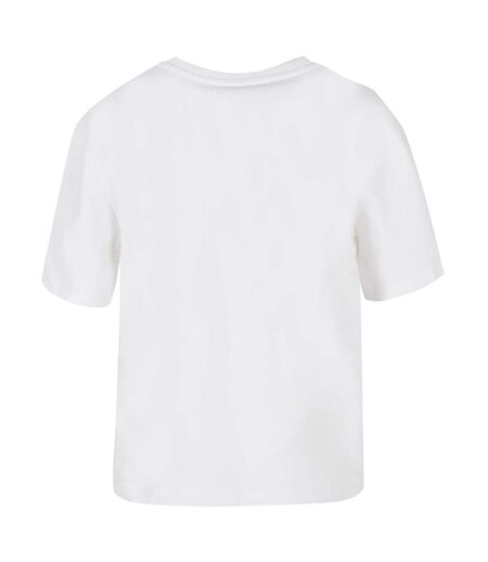 T-shirt Motif/style Lèvre Tatouée Femme Blanc Miss Tee
