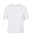 T-shirt Motif/style Lèvre Tatouée Femme Blanc Miss Tee-4