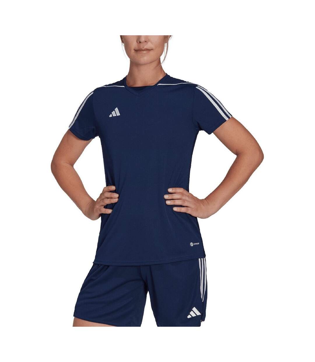 Maillot Tiro League Femme Bleu Marine Adidas-1