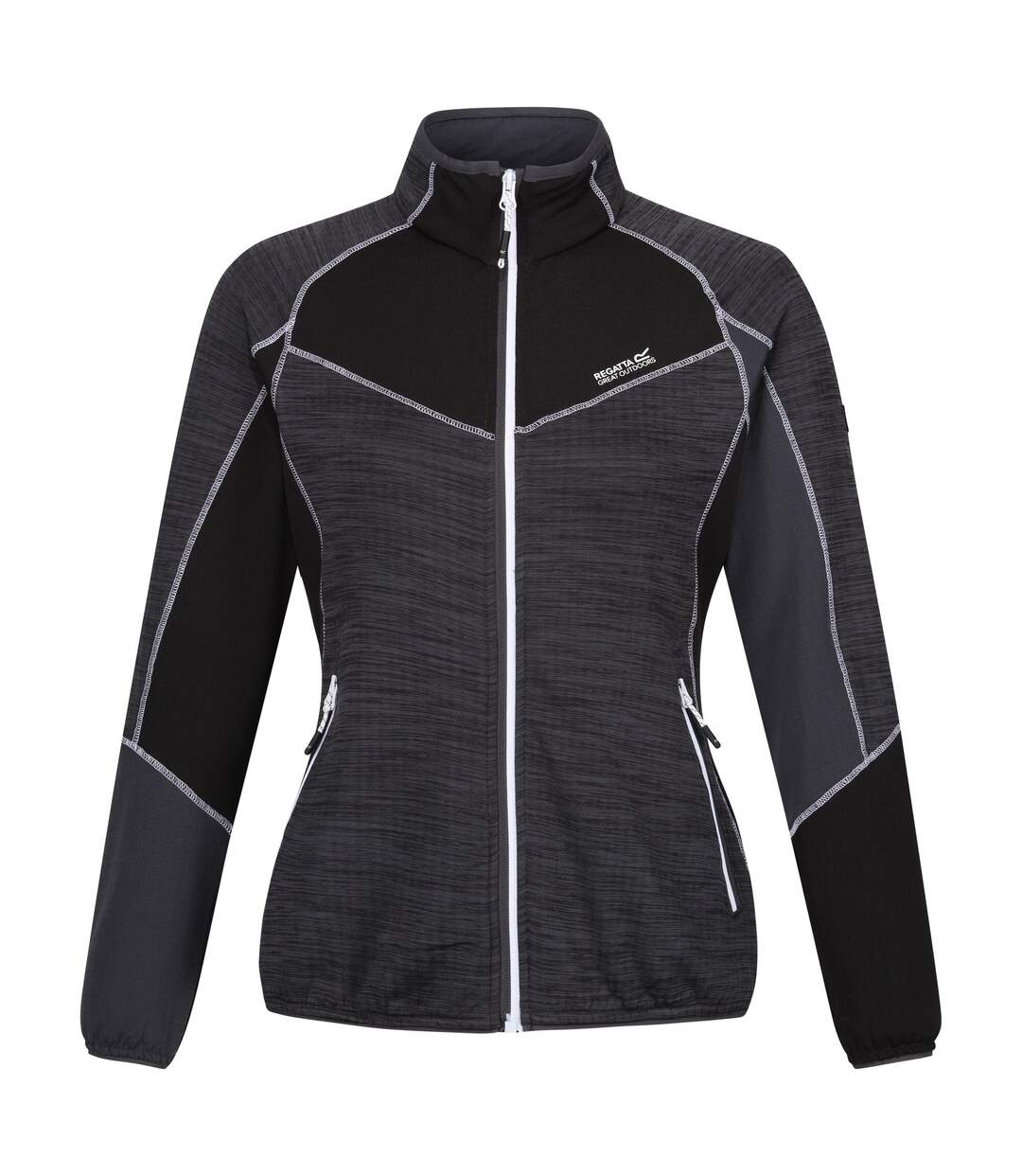 Veste Polaire Hepley Femme Gris Phoque Noir Regatta-2